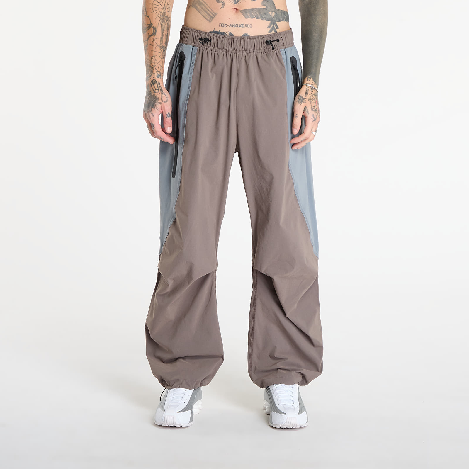 Панталони Nike Tech Men's Dri-FIT Woven Color-Block Oversized Pants Cave Stone/ Cool Grey/ Black XXL