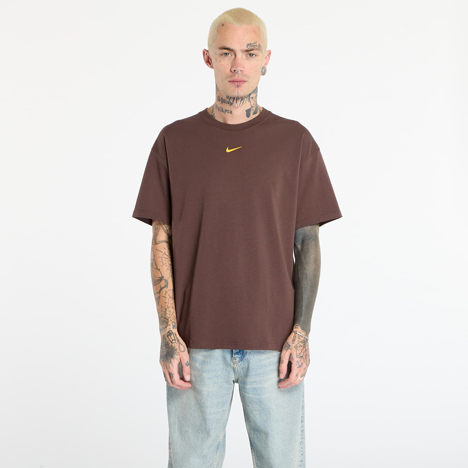 Tricou Nike x NOCTA Mens T-Shirt Baroque Brown/ Yellow Ochre M