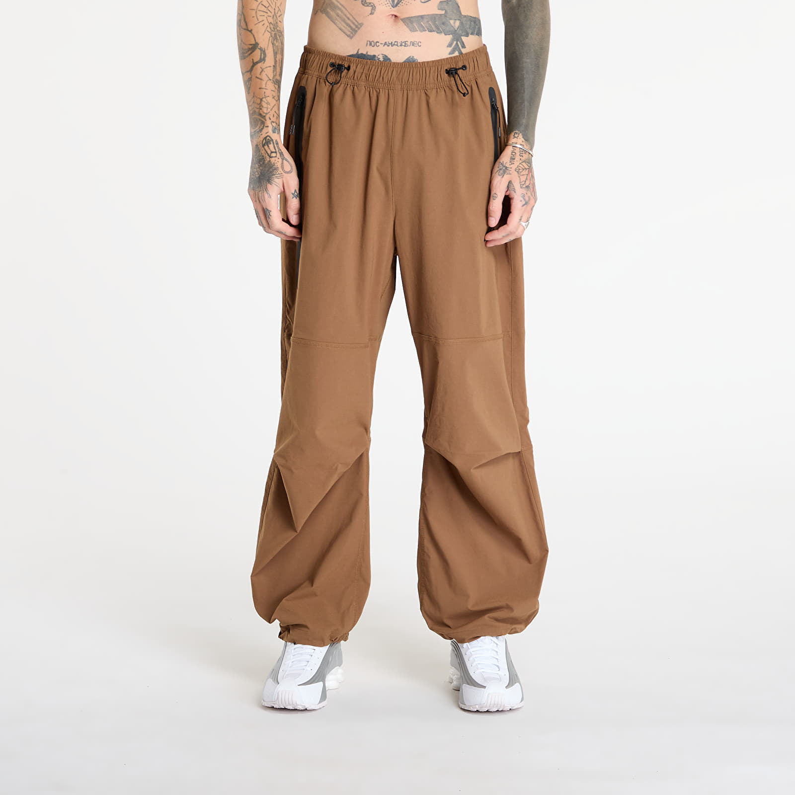Панталони Nike Tech Men's Woven Oversized Pants Mosswood Brown/ Mosswood Brown/ Black S