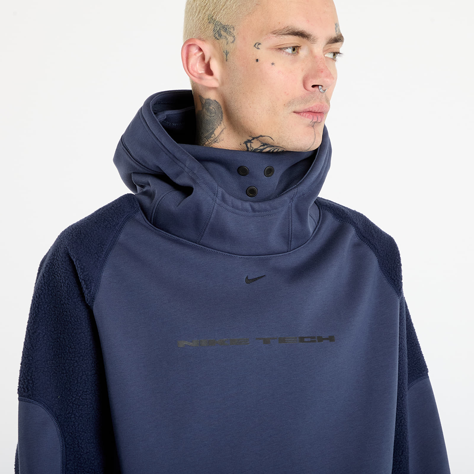 Hoodies and sweatshirts  Nike Tech Boreas Men's Oversized Hoodie Thunder Blue/ Obsidian/ Black