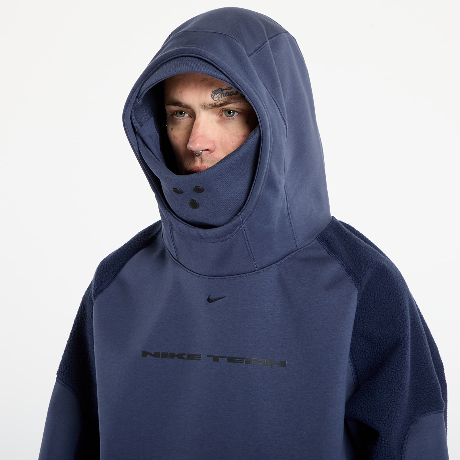 Hoodies and sweatshirts  Nike Tech Boreas Men's Oversized Hoodie Thunder Blue/ Obsidian/ Black