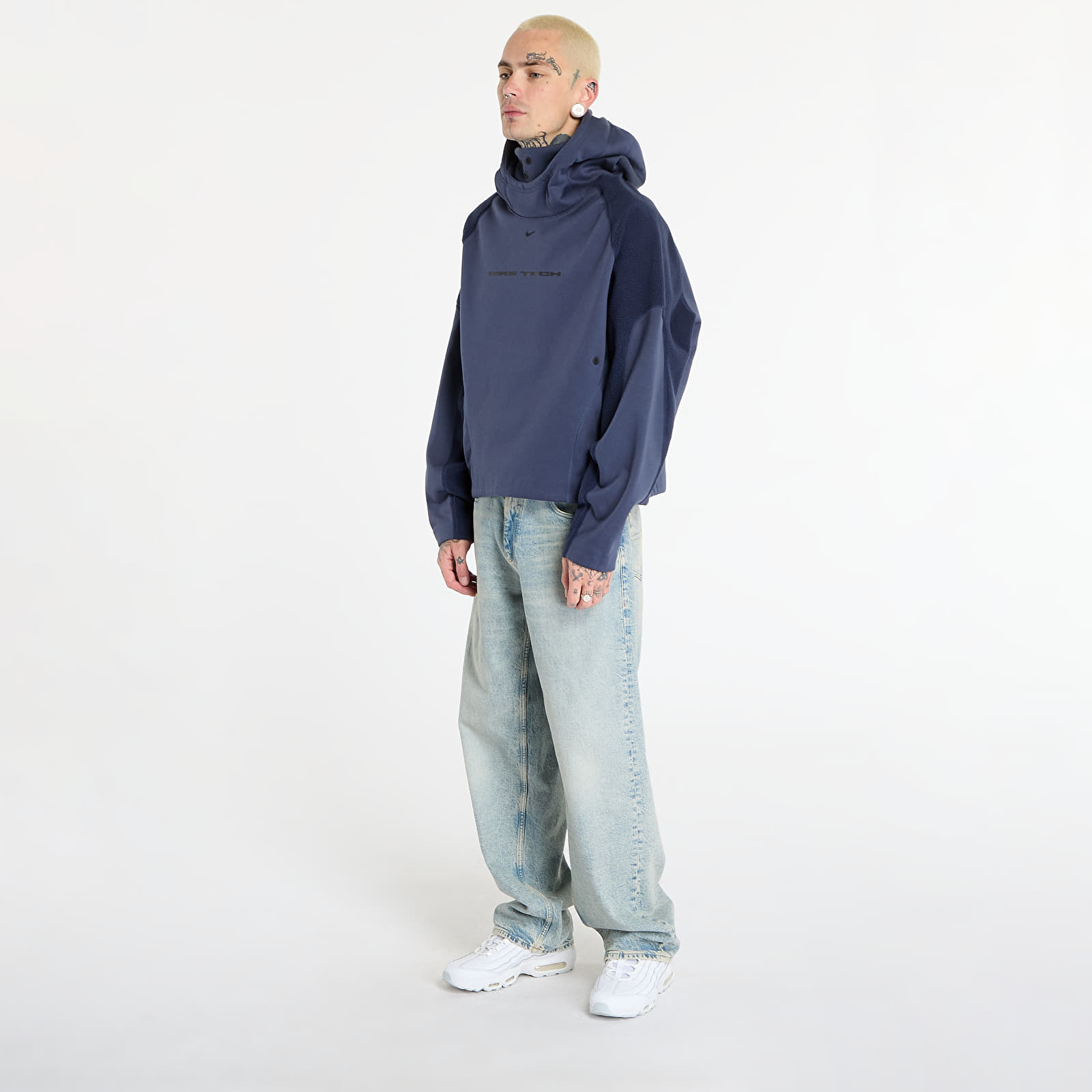 Hoodies and sweatshirts  Nike Tech Boreas Men's Oversized Hoodie Thunder Blue/ Obsidian/ Black
