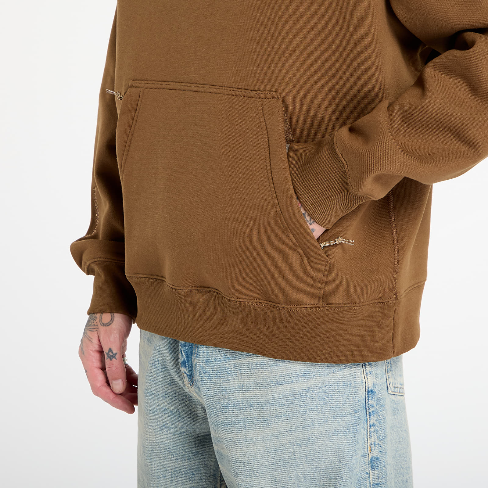 Sweatjacken und Sweatshirts Nike ACG "Tuff Fleece" Pullover Hoodie Mosswood Brown/ Lt Khaki/ Summit White