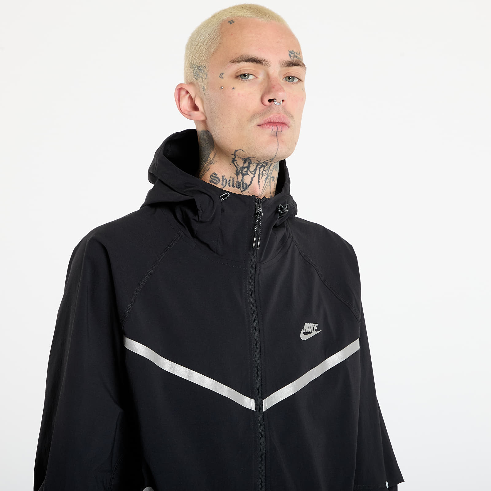 Jacken Nike Tech Men's Full-Zip Woven Windrunner Jacket Black
