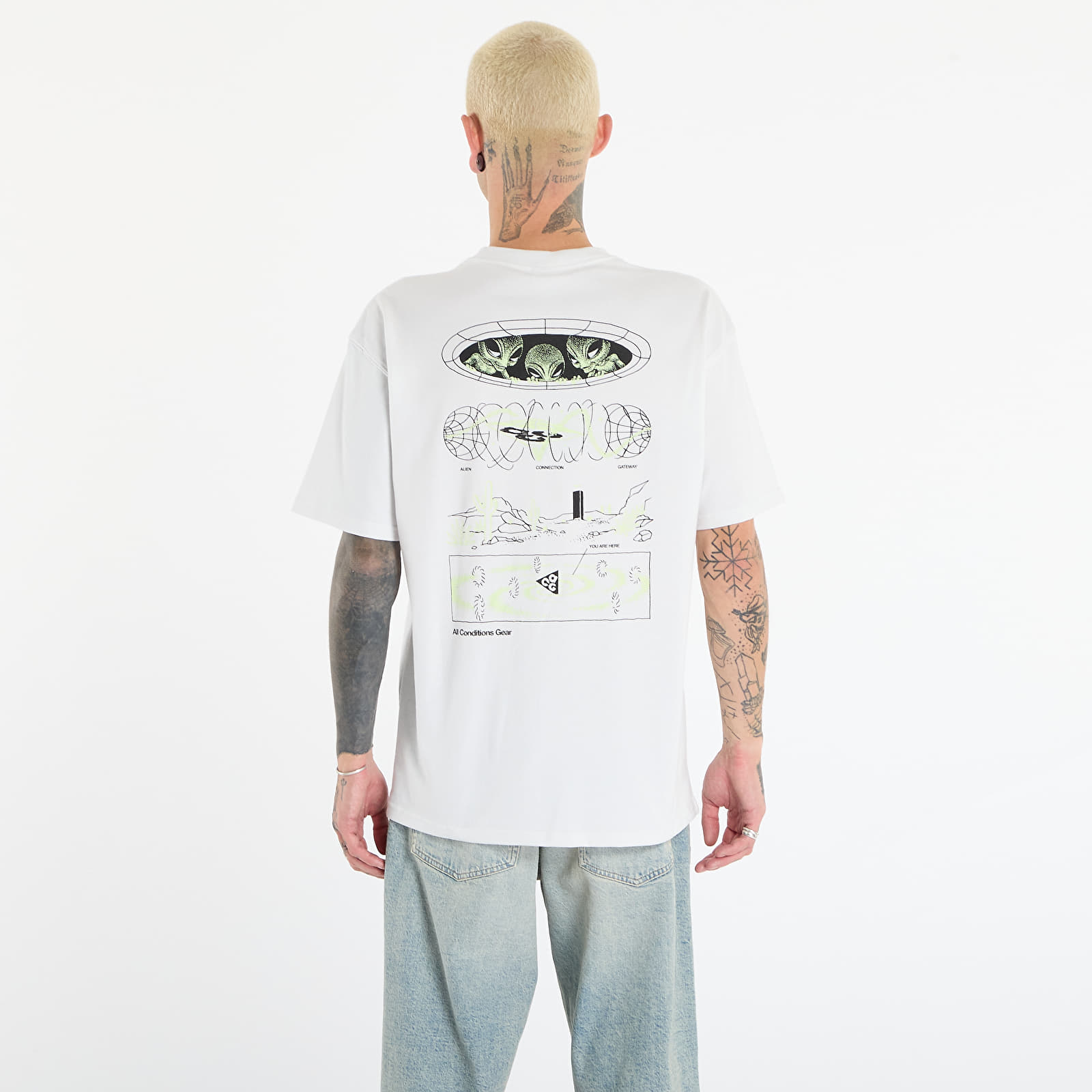 Trička Nike M ACG T-Shirt Mystery Lights Summit White