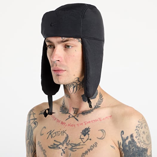 Nike Fly Unstructured Puffer Trapper Cap Black/ Black/ Sanddrift