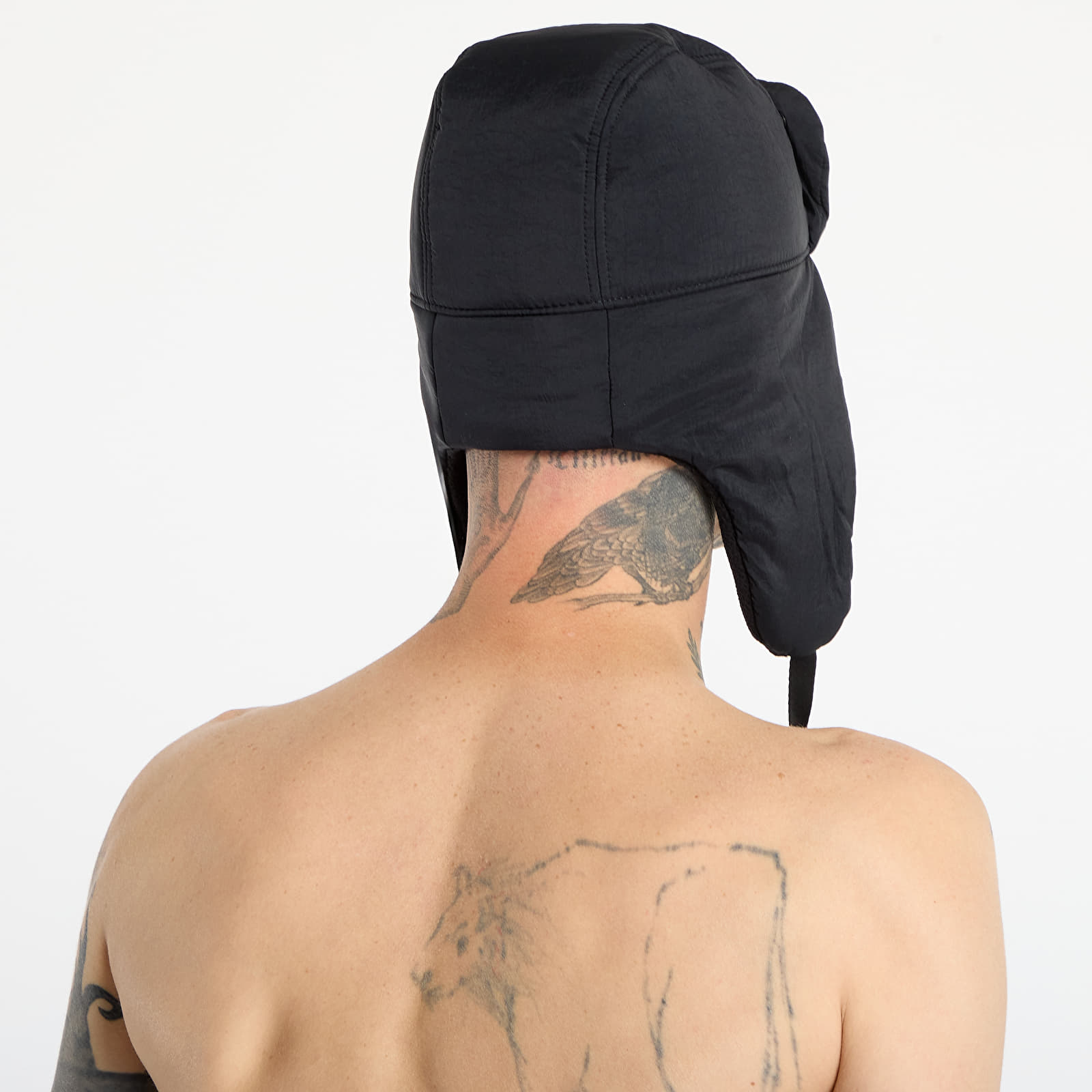 Mützen Nike Fly Unstructured Puffer Trapper Cap Black/ Black/ Sanddrift