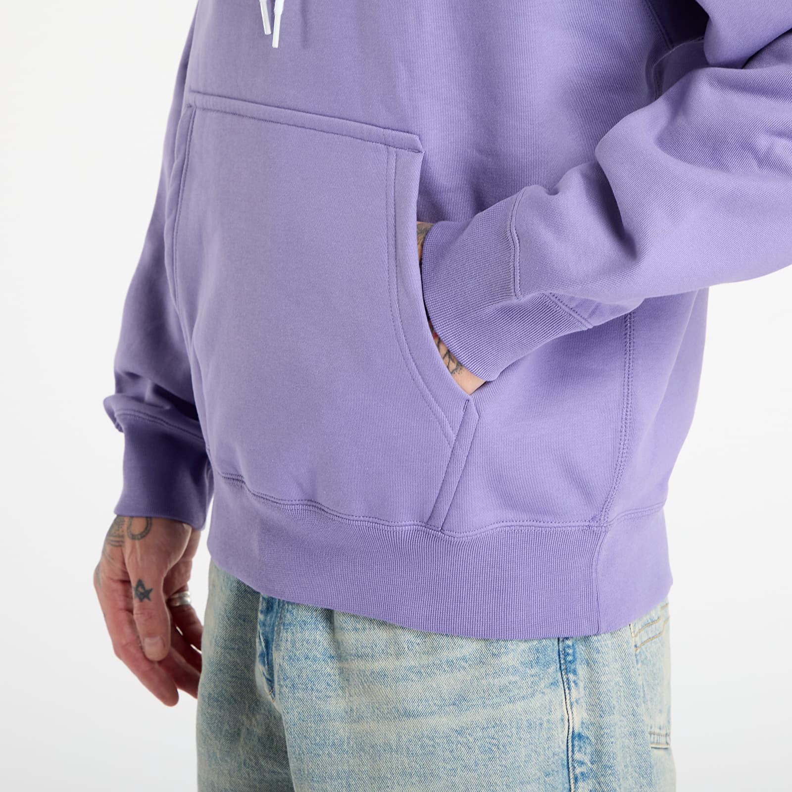 Dukserice Nike Solo Swoosh Men's Fleece Hoodie Dusty Amethyst