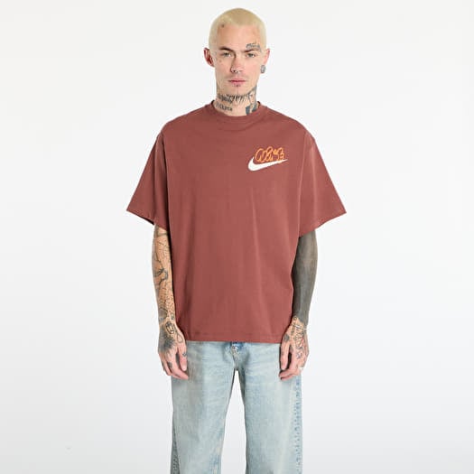 T-shirt Nike Solo Swoosh Men's T-Shirt Red Sepia