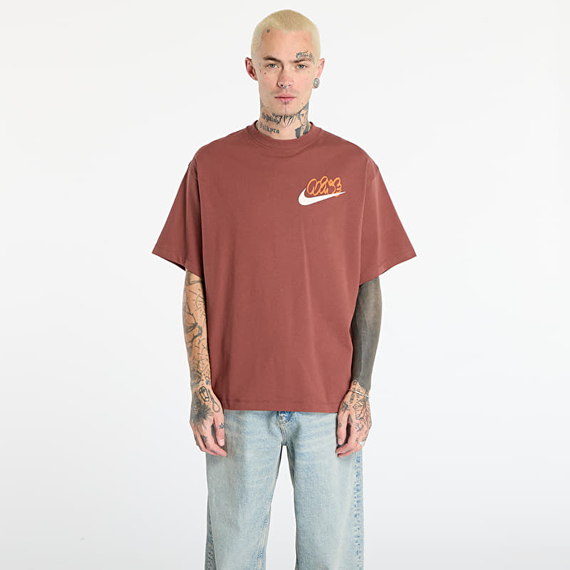 Tričko Nike Solo Swoosh Men's T-Shirt Red Sepia
