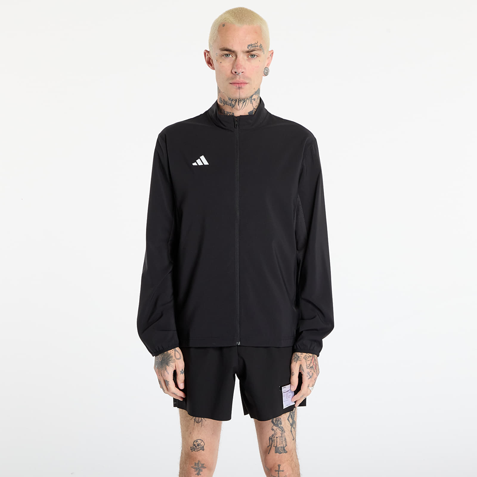 Jachetă adidas Adizero Essentials Running Jacket Black/ White L