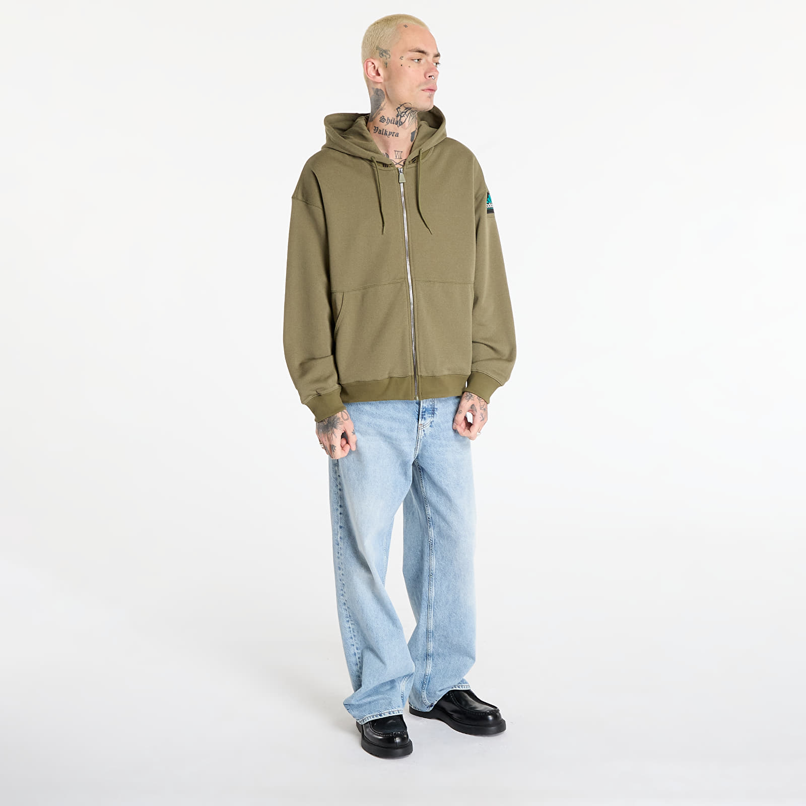 Sweatjacken und Sweatshirts adidas Equipment Reflective Hoodie Full-Zip Focus Olive