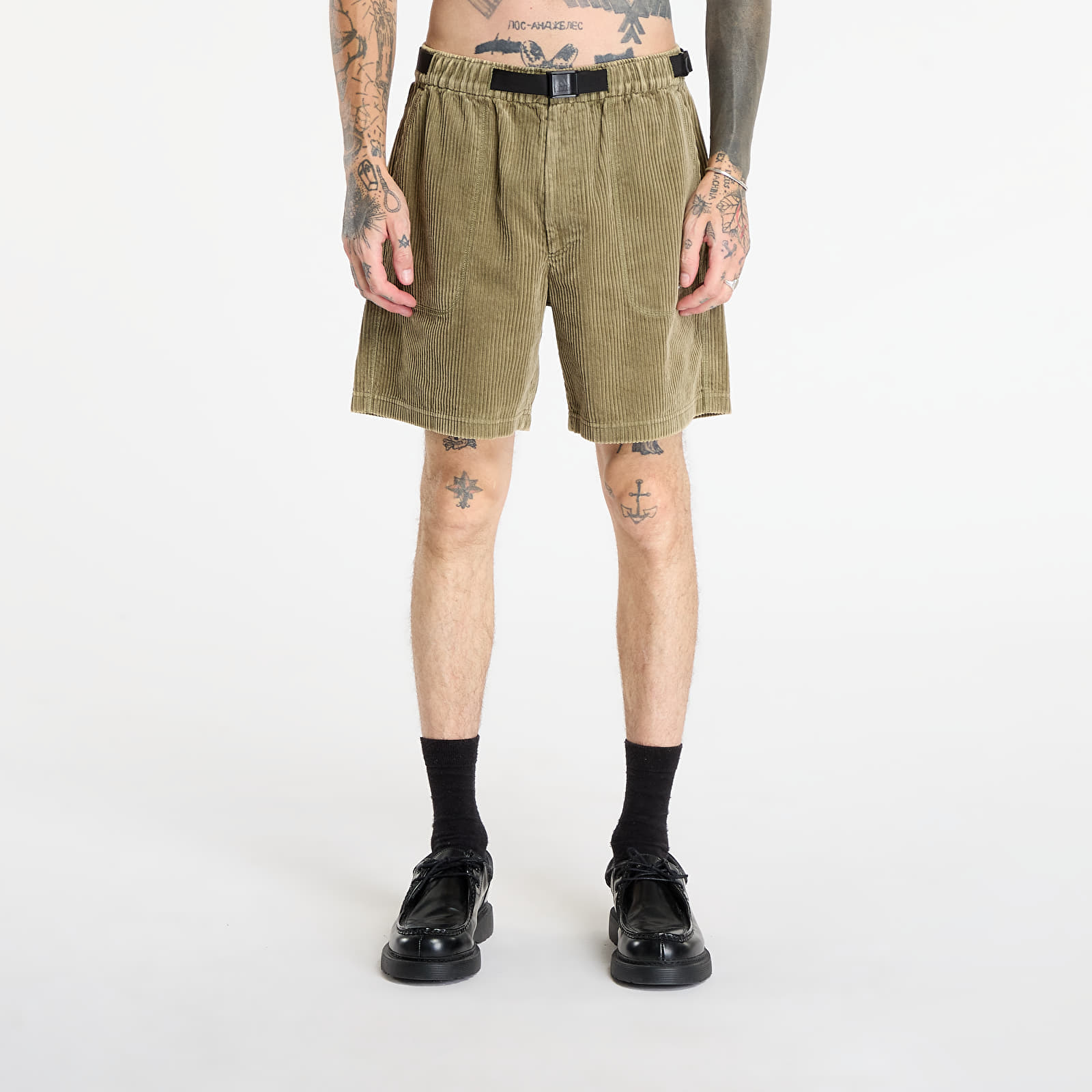 Pantaloni scurți adidas Equipment Corduroy Shorts Focus Olive S