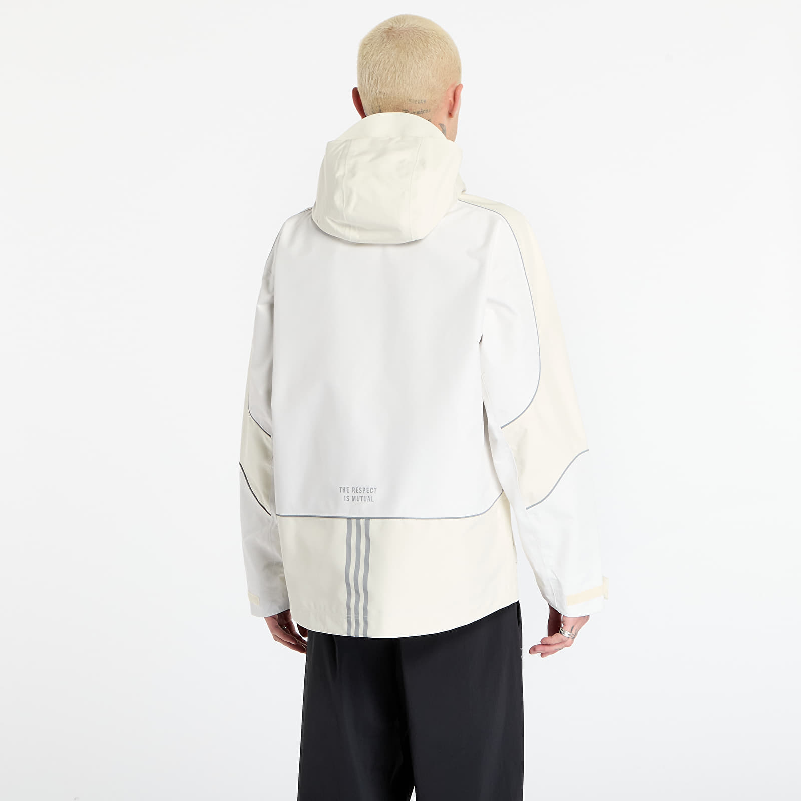 Herenjassen adidas Shell Jacket By Consortium Chalk White