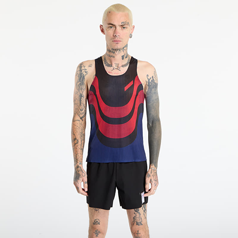 Tank top SOAR Race Vest Black/ Red/Navy