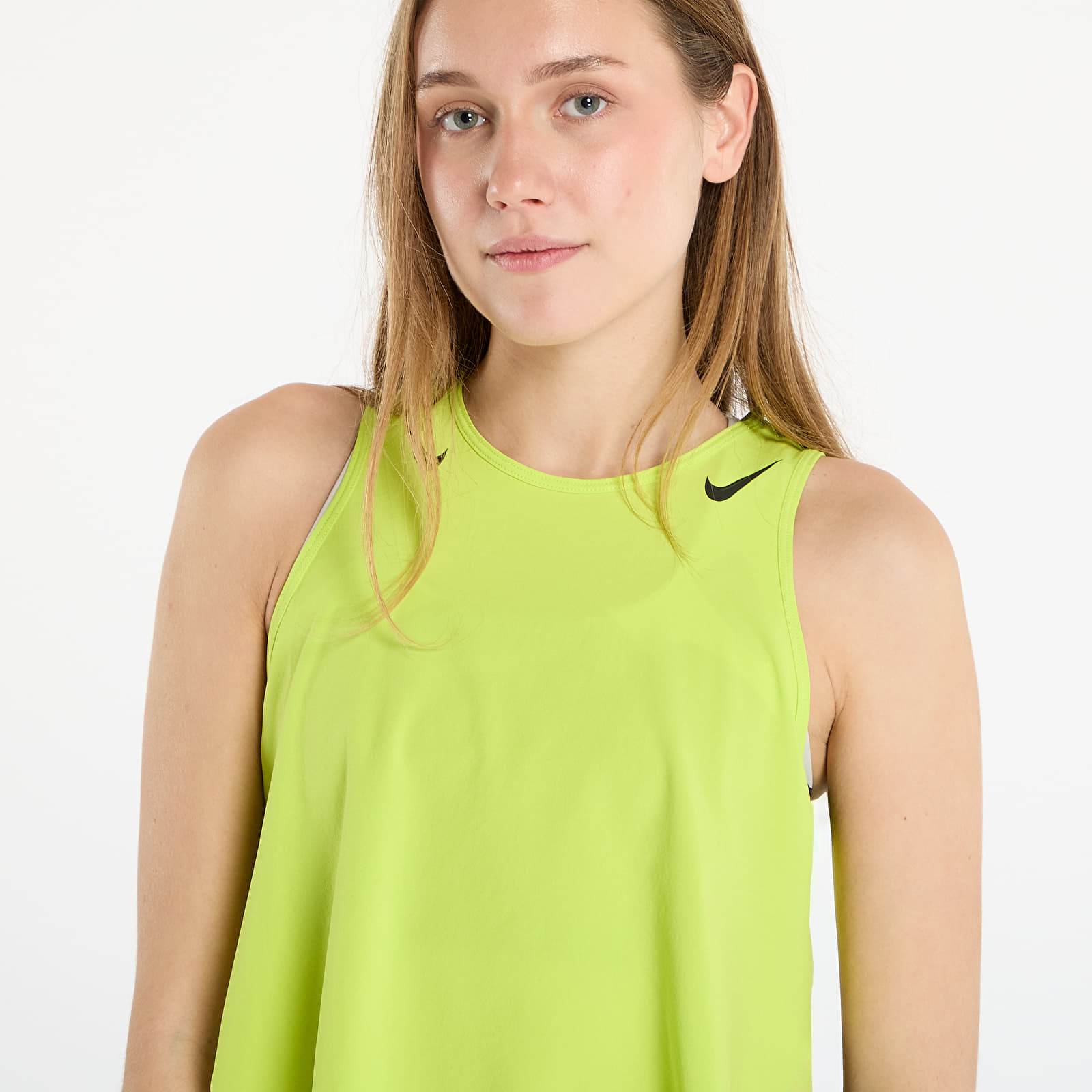 Γυναικεία Tank tops Nike AeroSwift Women's Dri-FIT ADV Cropped Running Tank Top Cyber/ Black