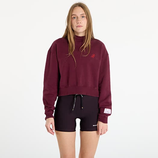 Bandit Cotton Fleece Women's Cropped Crewneck Fig