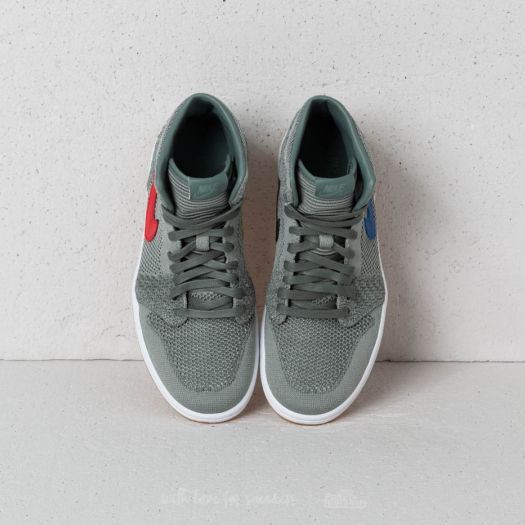 Jordan 1 flyknit clay green clearance