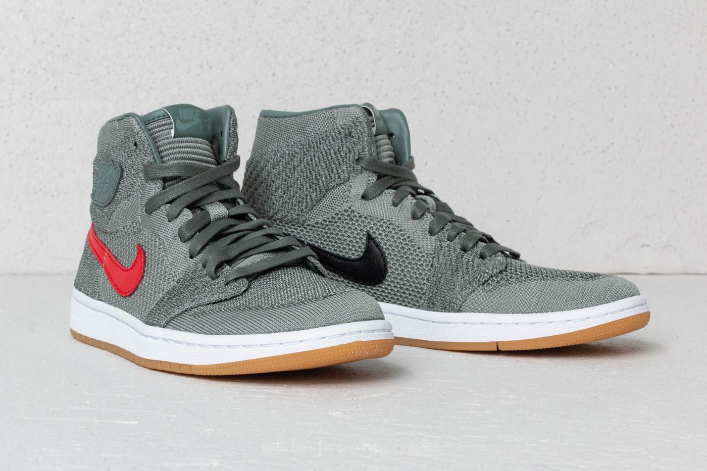 Jordan 1 retro clearance high flyknit clay green