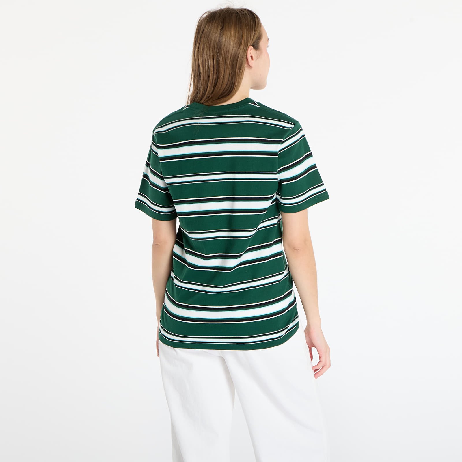 Männer T-Shirts A BATHING APE College Stripe Tee Green