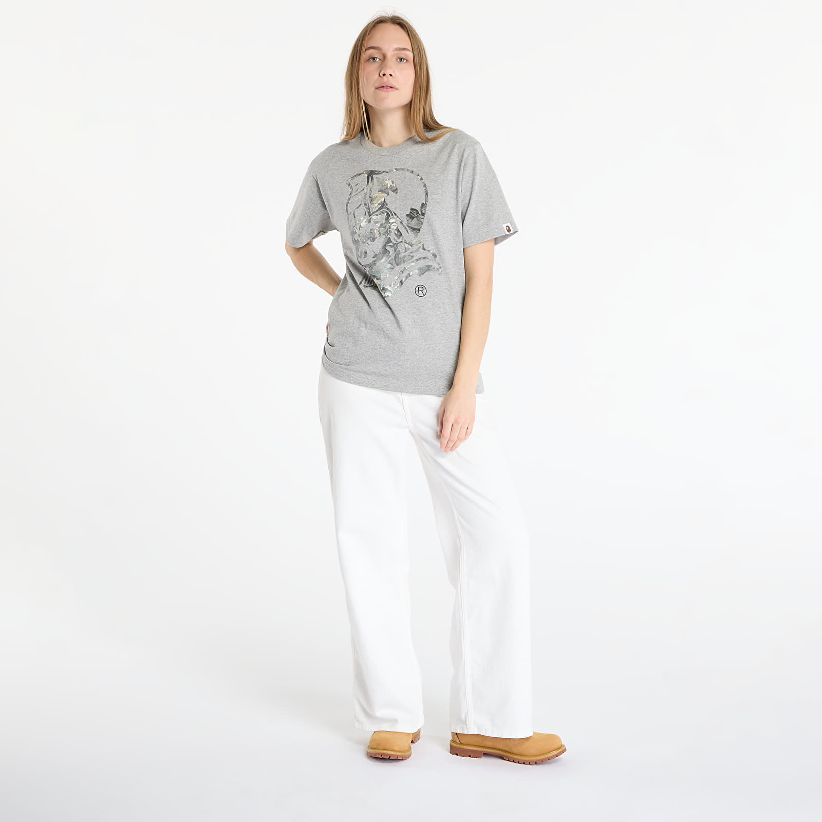 Moške majice  A BATHING APE Tree Edge Camo General Tee UNISEX Gray