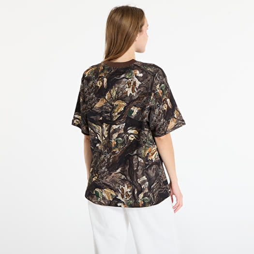 A BATHING APE Tree Edge Camo Ape Face Relaxed Fit Tee UNISEX Brown