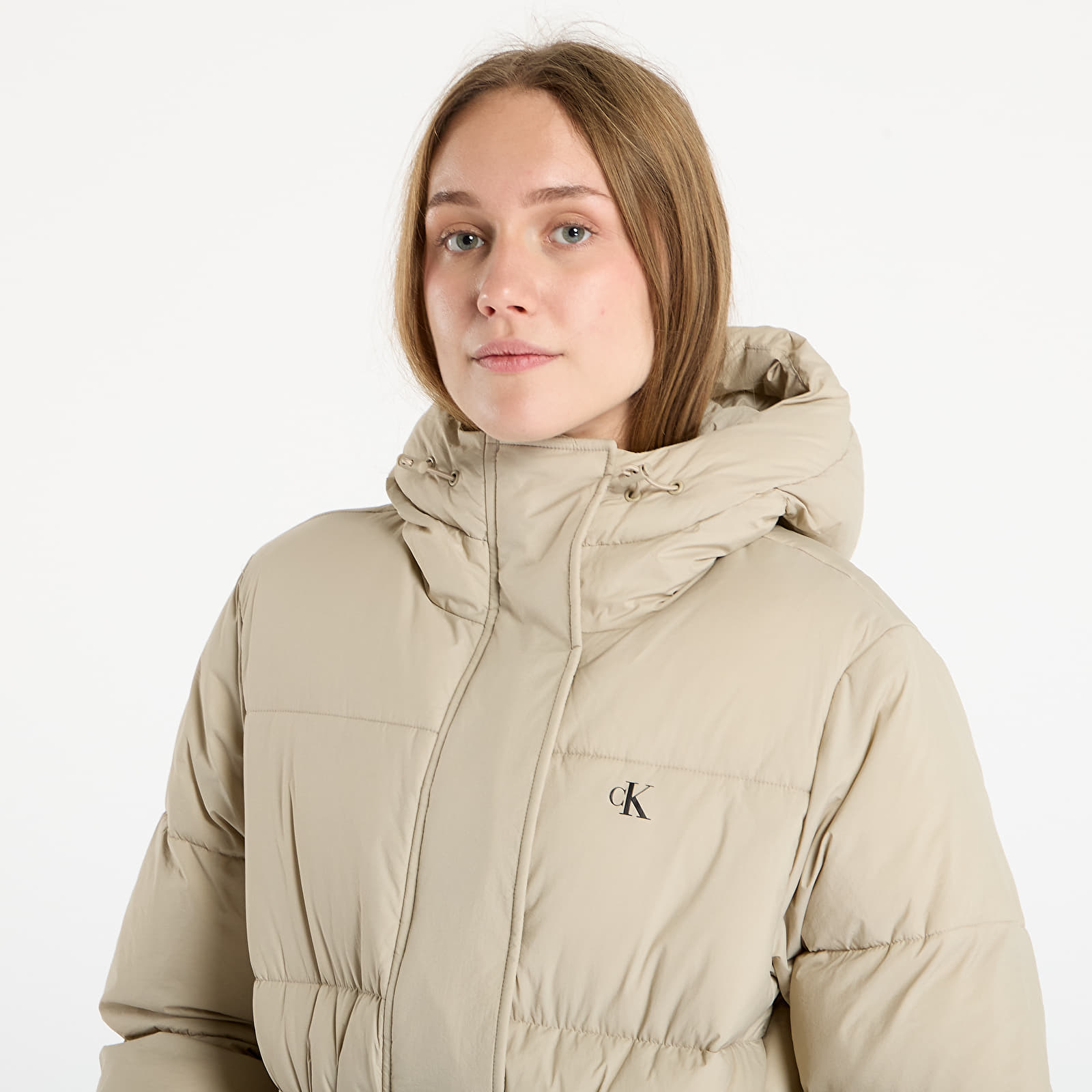 Jackets Calvin Klein Jeans Belted Midweight Coat Brown