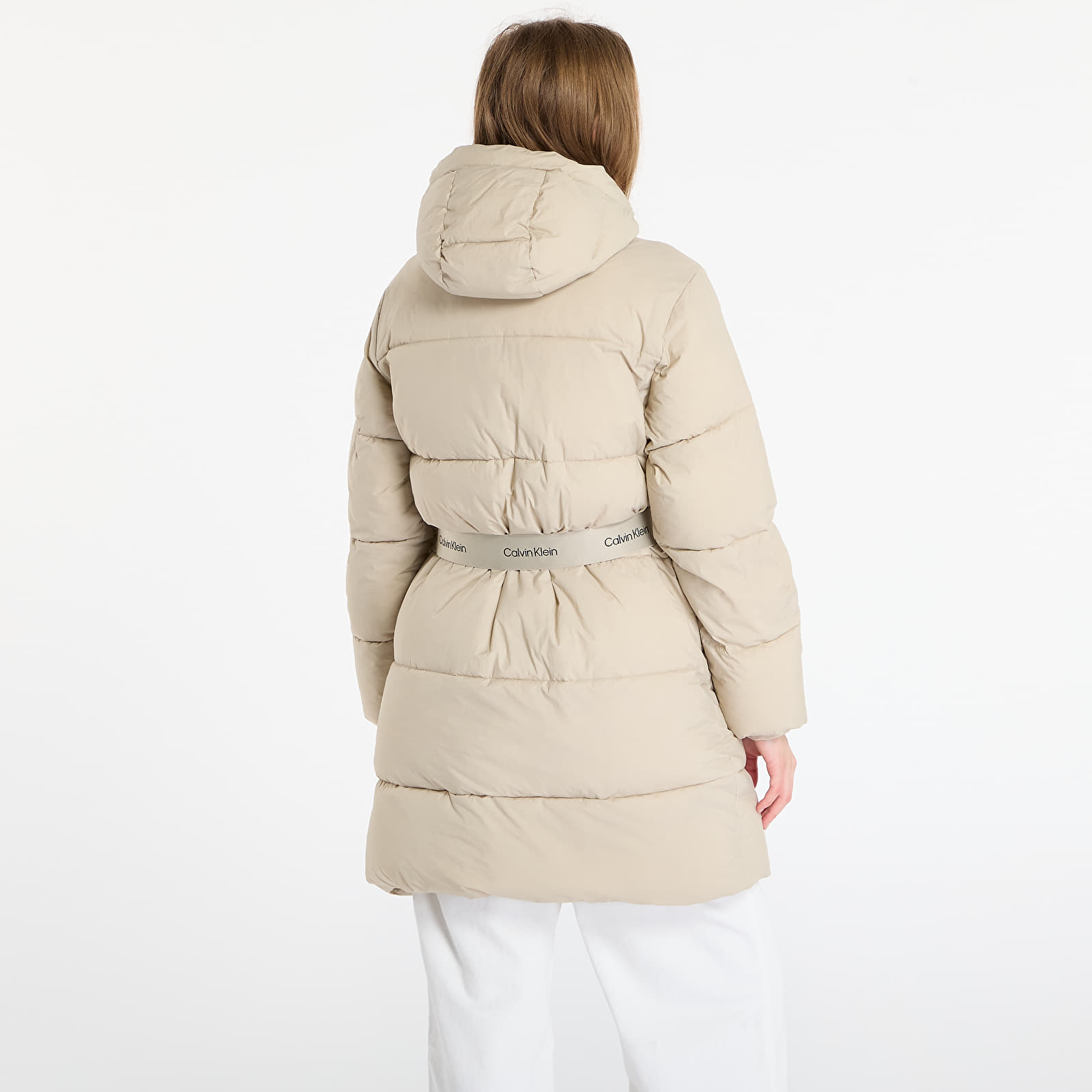 Jackets Calvin Klein Jeans Belted Midweight Coat Brown