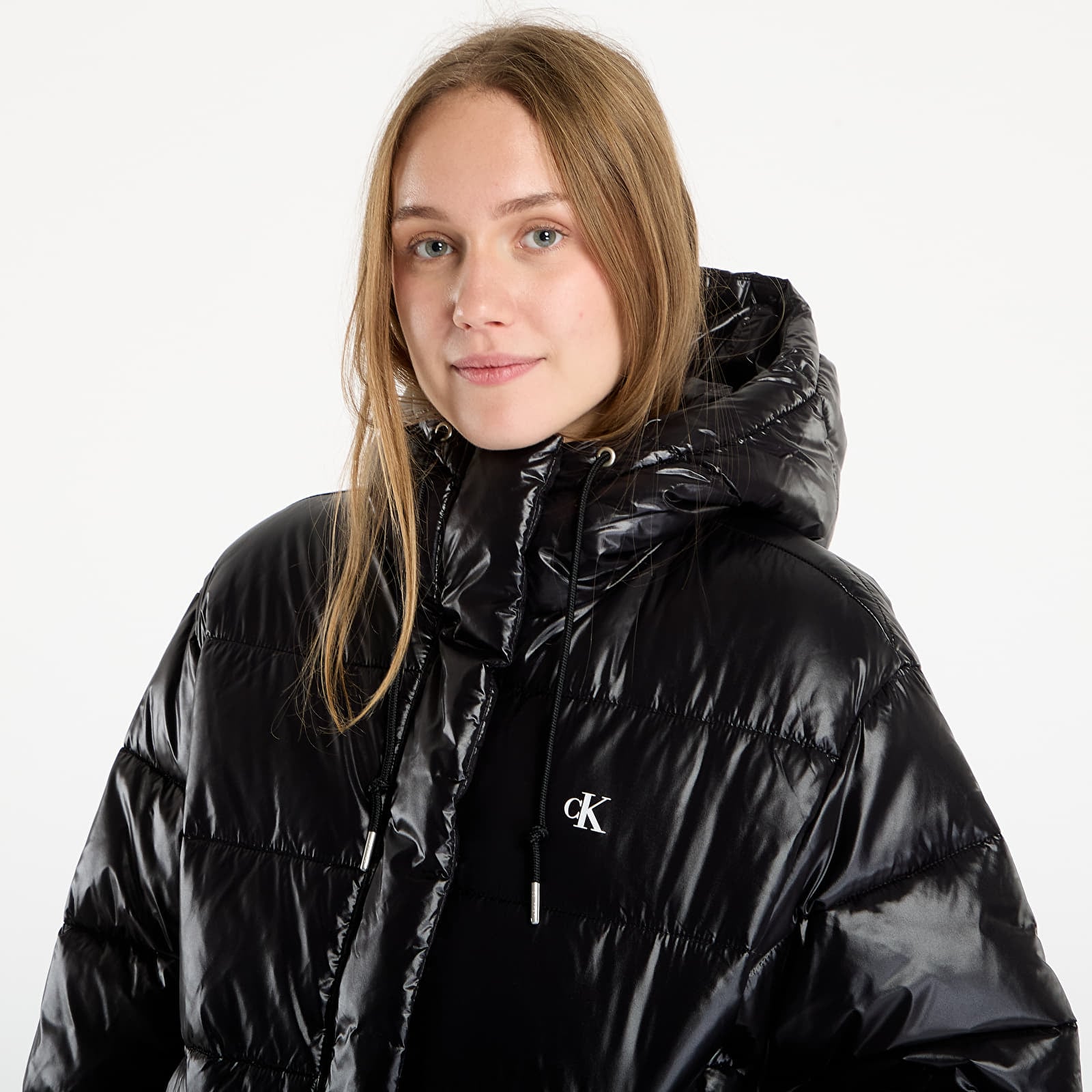 Bundy Calvin Klein Jeans Shine Puffer Jacket Black