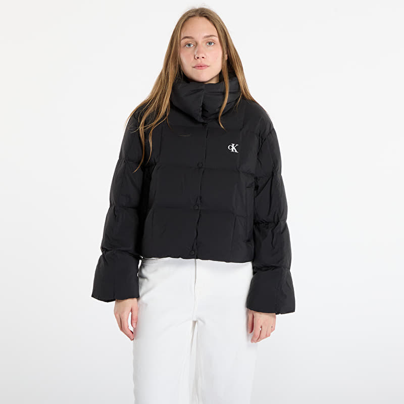Яке Calvin Klein Jeans Short Down Puffer Jacket Black