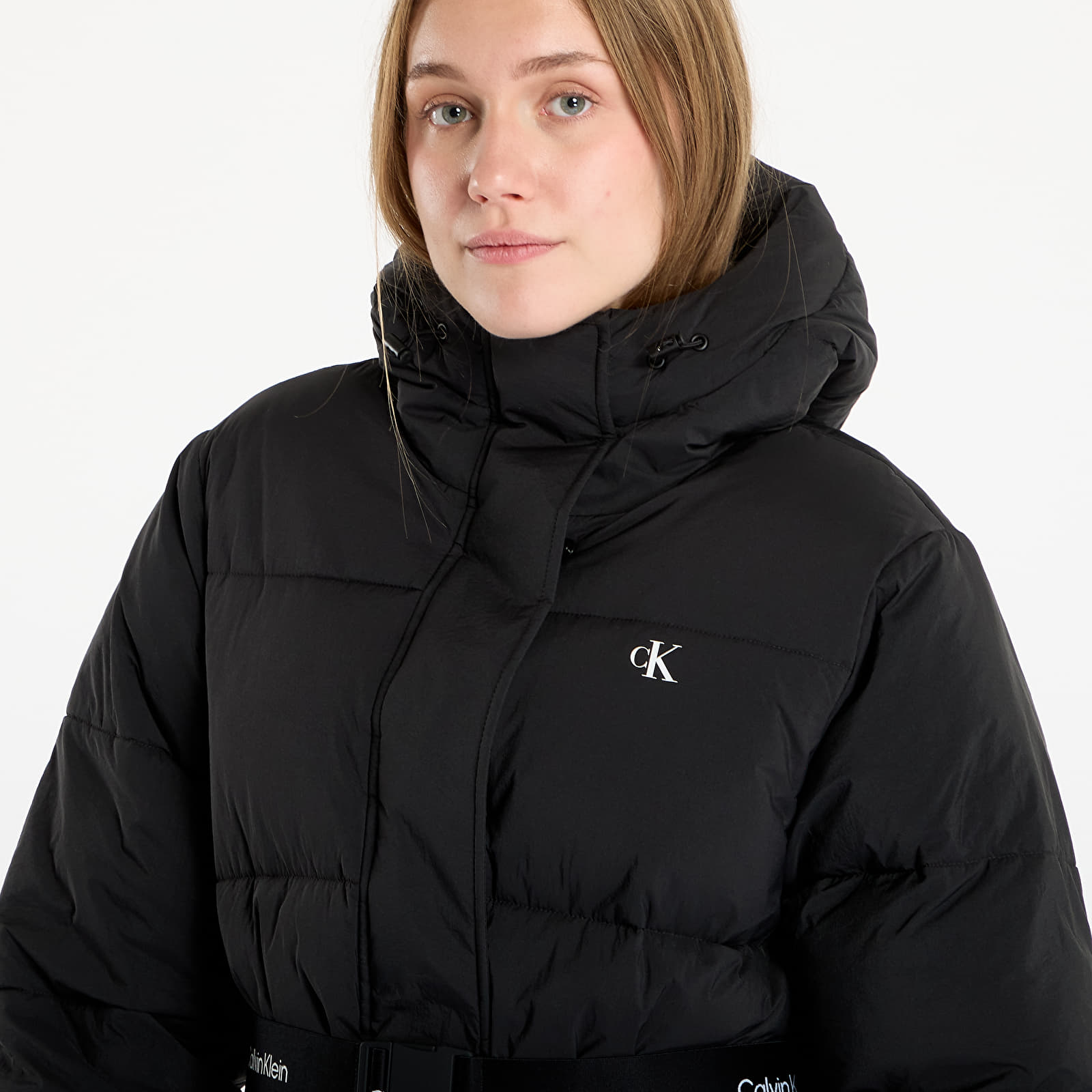 Kurtki Calvin Klein Jeans Short Down Puffer Jacket Black
