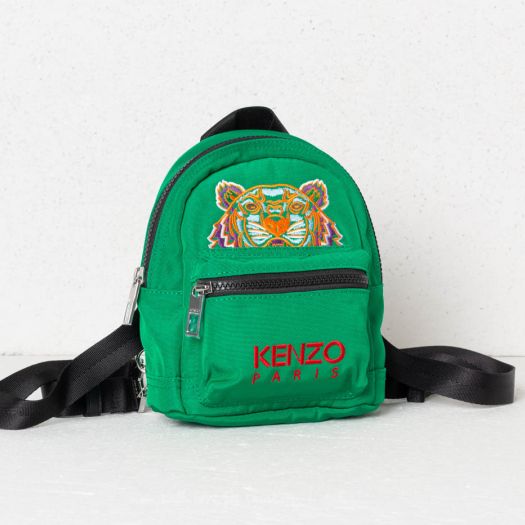 Mini tiger canvas backpack top