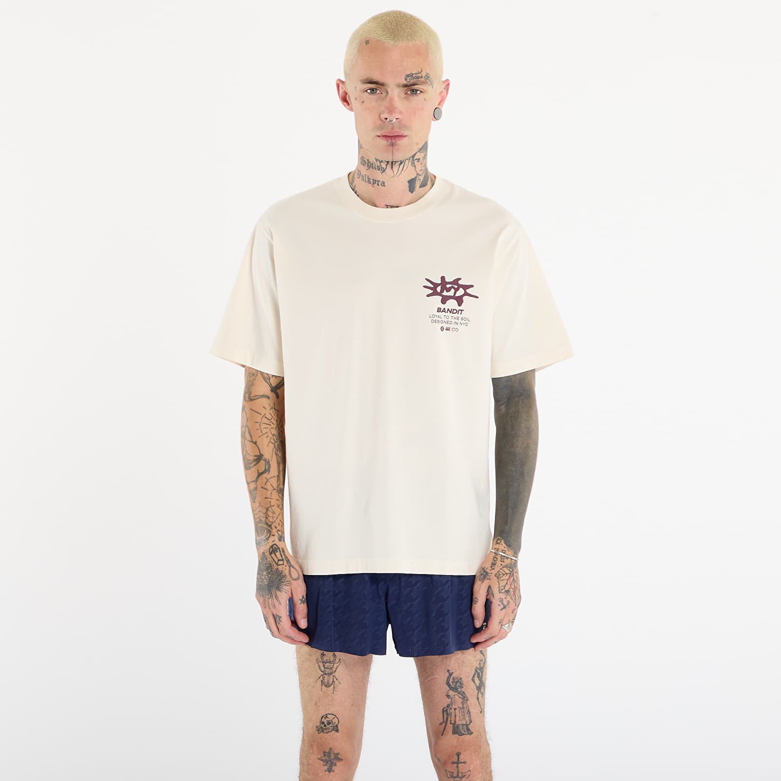T-shirts Bandit Loyal to the Soil Cotton Tee UNISEX White