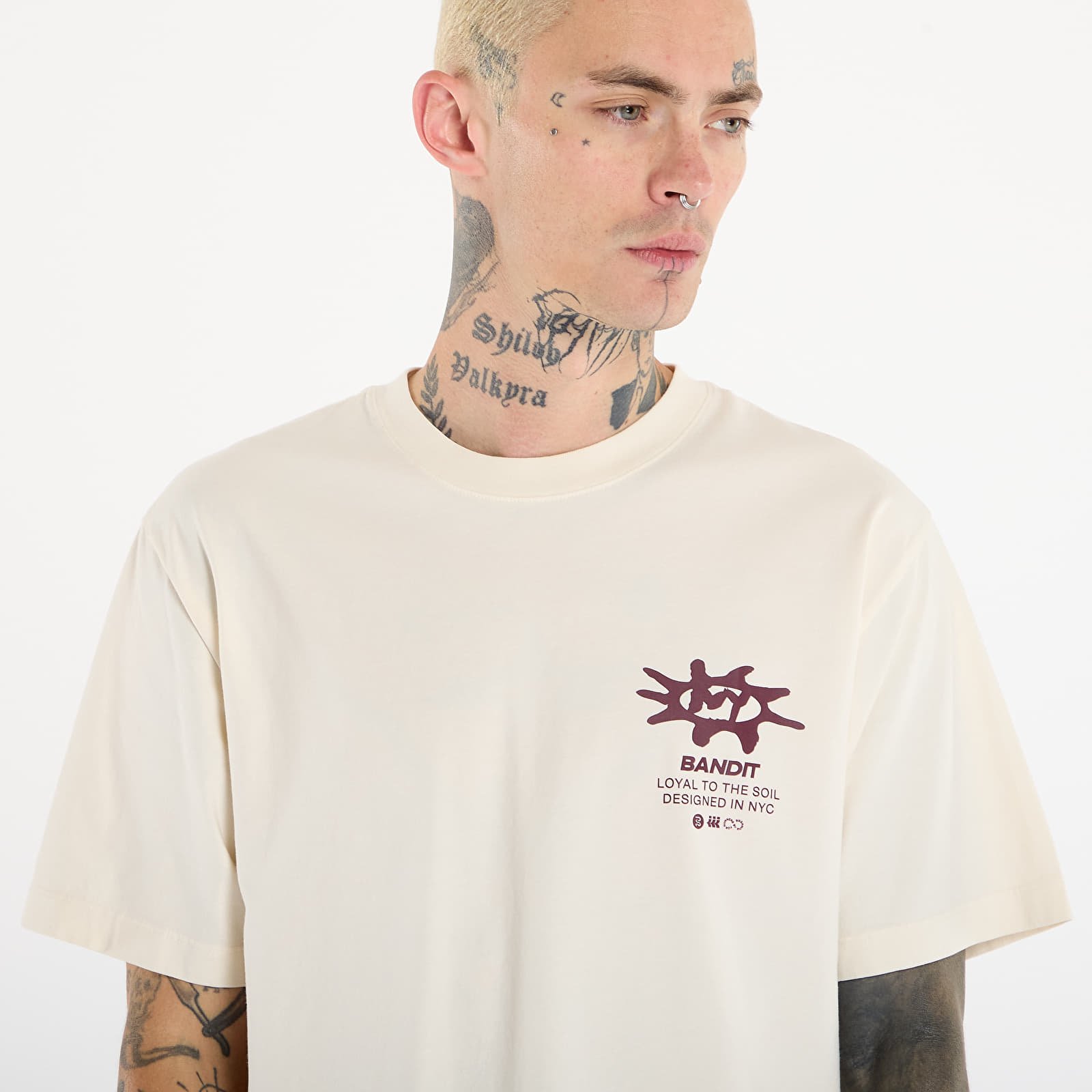 T-shirts Bandit Loyal to the Soil Cotton Tee UNISEX White