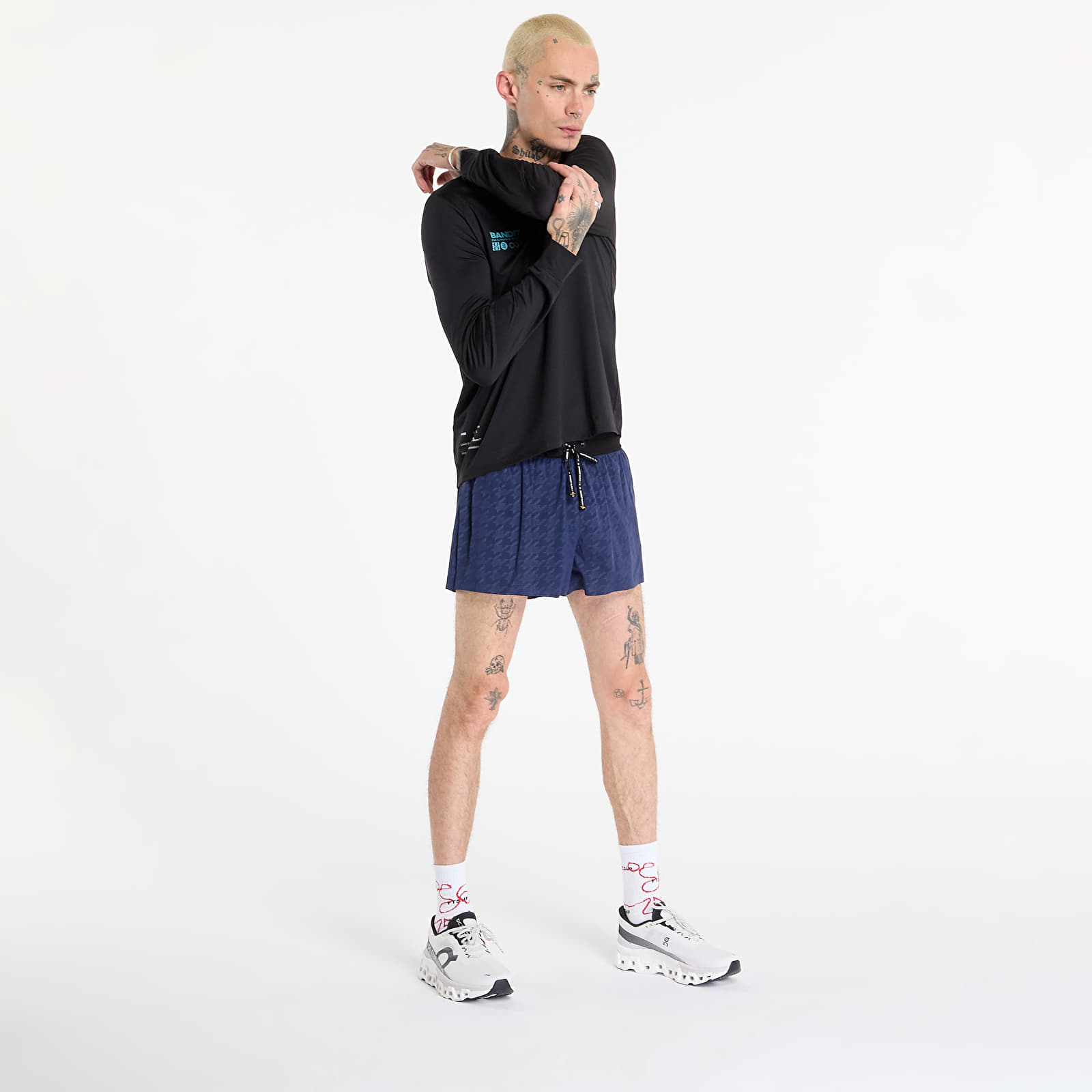 T-shirts Bandit NanoMesh™ Infographic Long Sleeve Black