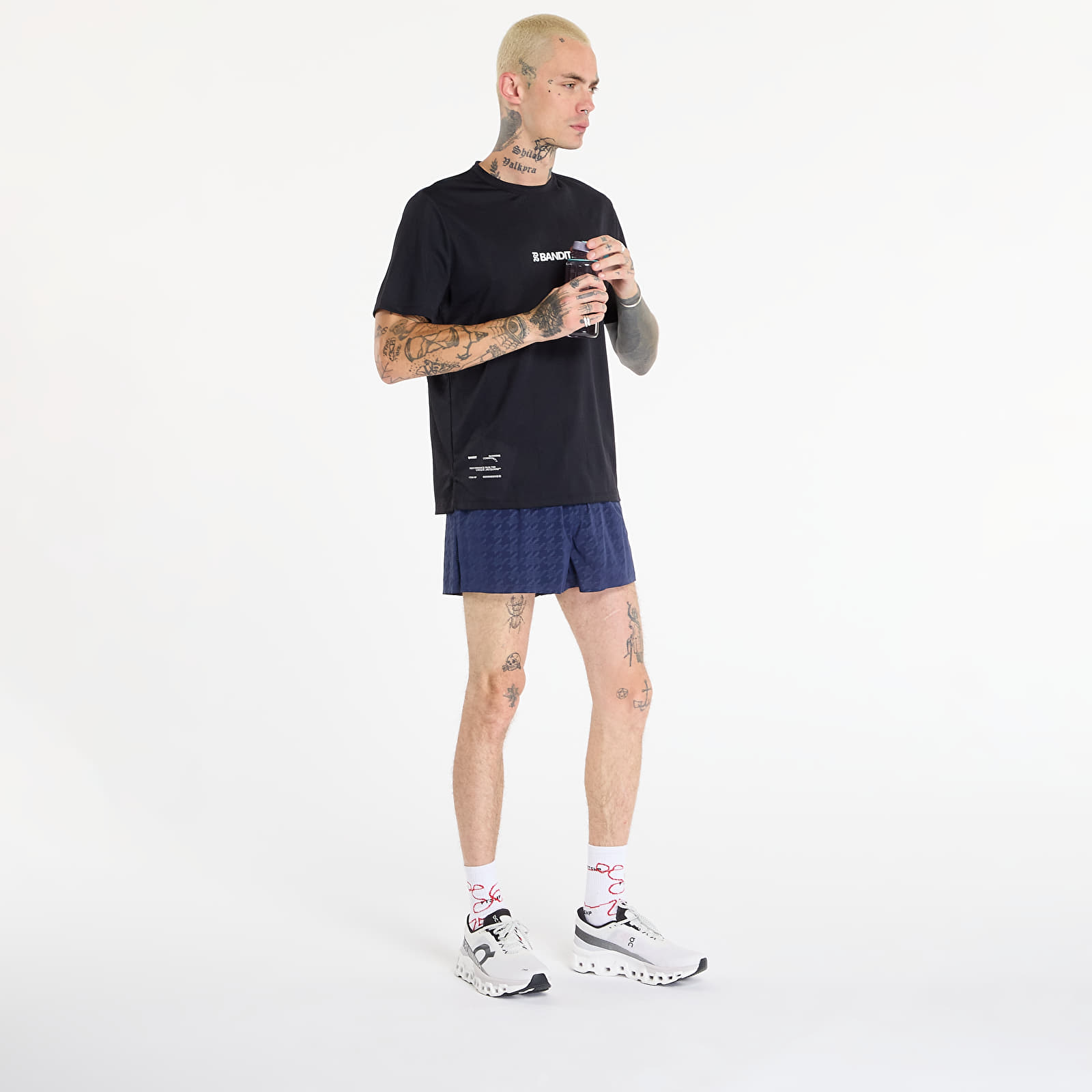Shorts Bandit Men's Vento™ 3" Split Short Houndstooth NY Navy