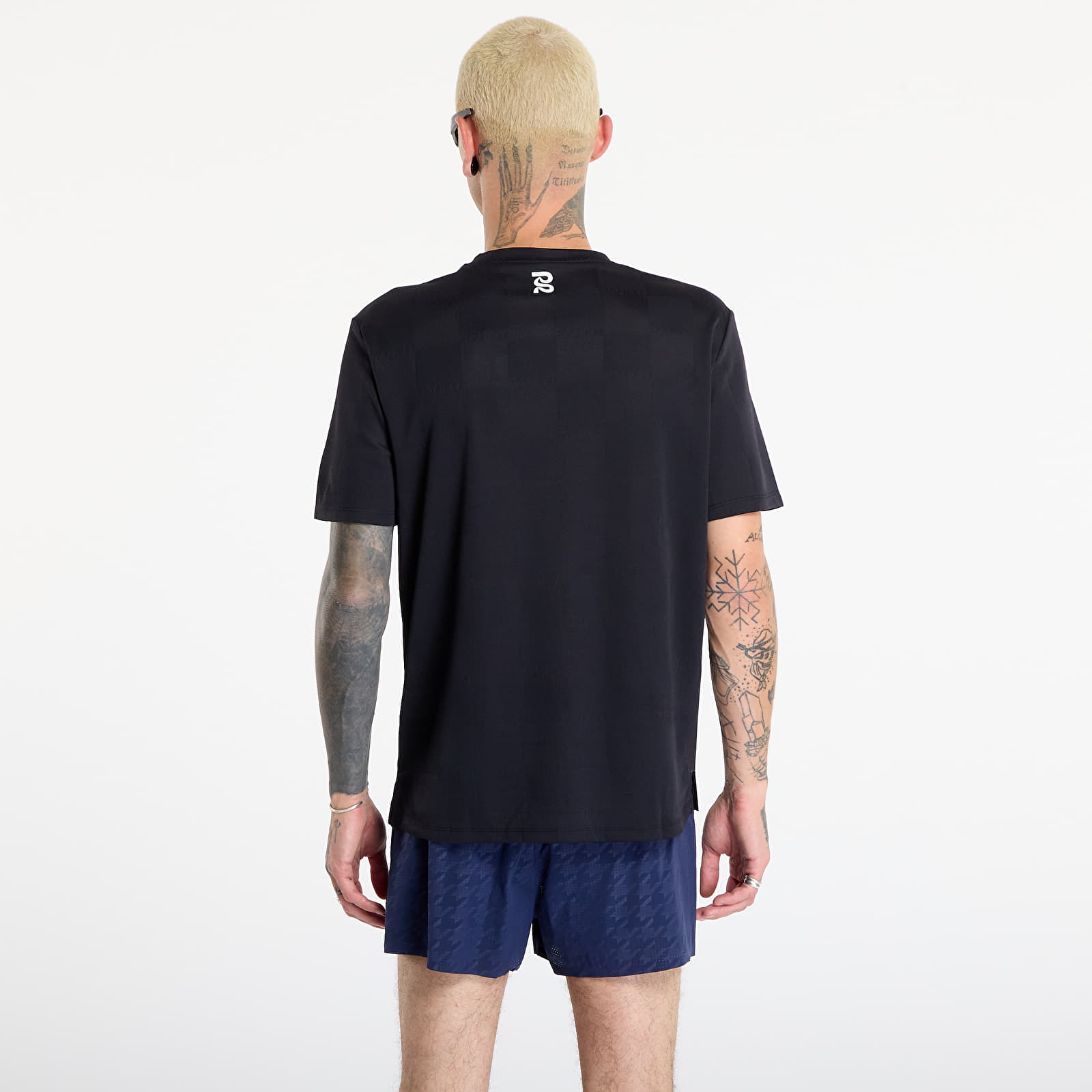 T-shirts Bandit Cheque Jacquard Short Sleeve Tee Black