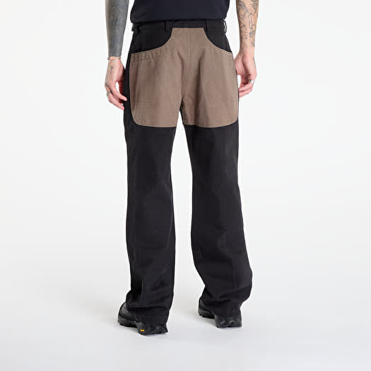 Pants ROA Fomes Double Knee Washed Canvas Pant Black/ Grey