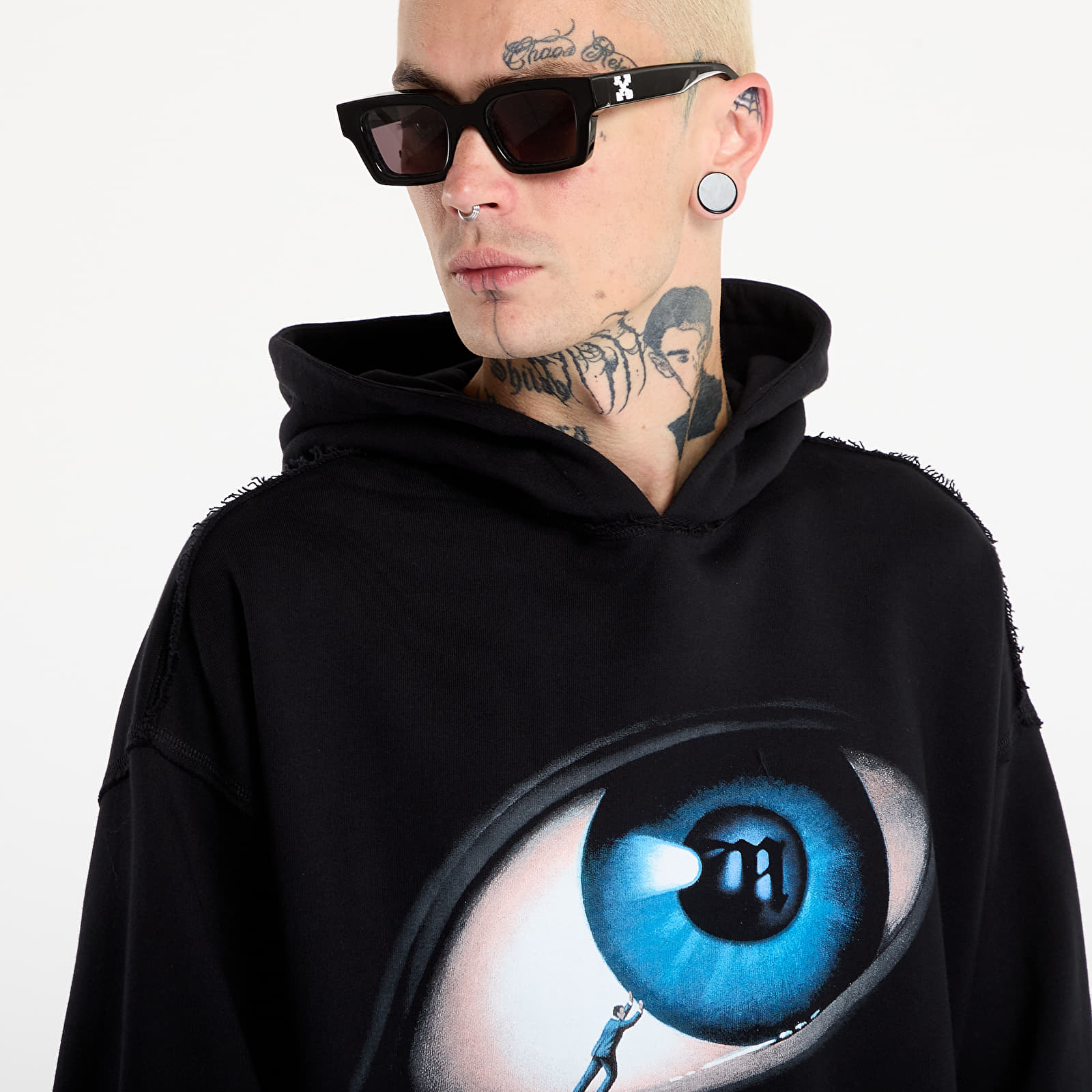 Dukserice MISBHV Eye Print Hoodie Black