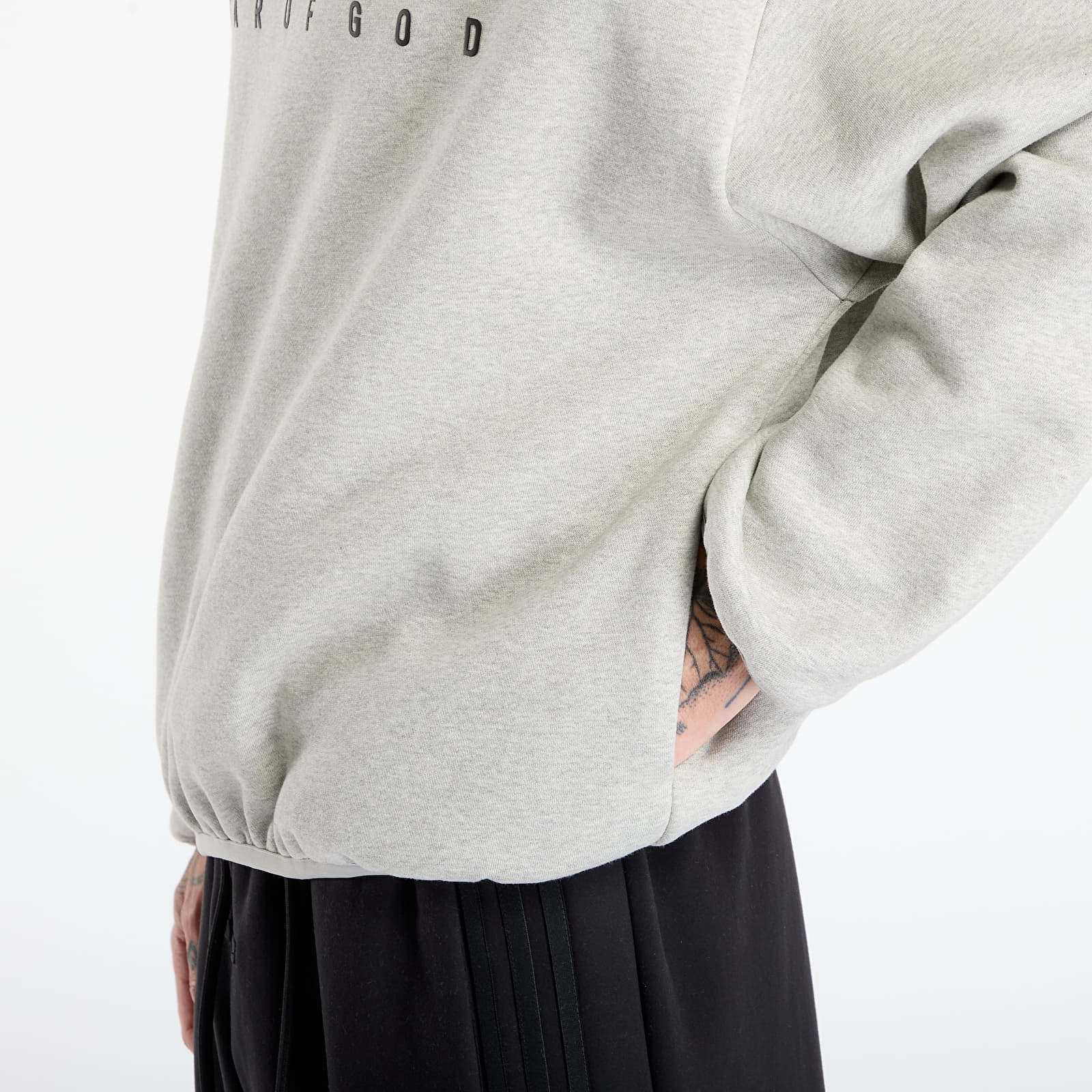 Men's hoodies adidas x Fear Of God Athletics Cotton Fleece Hoodie Medium Grey Heather