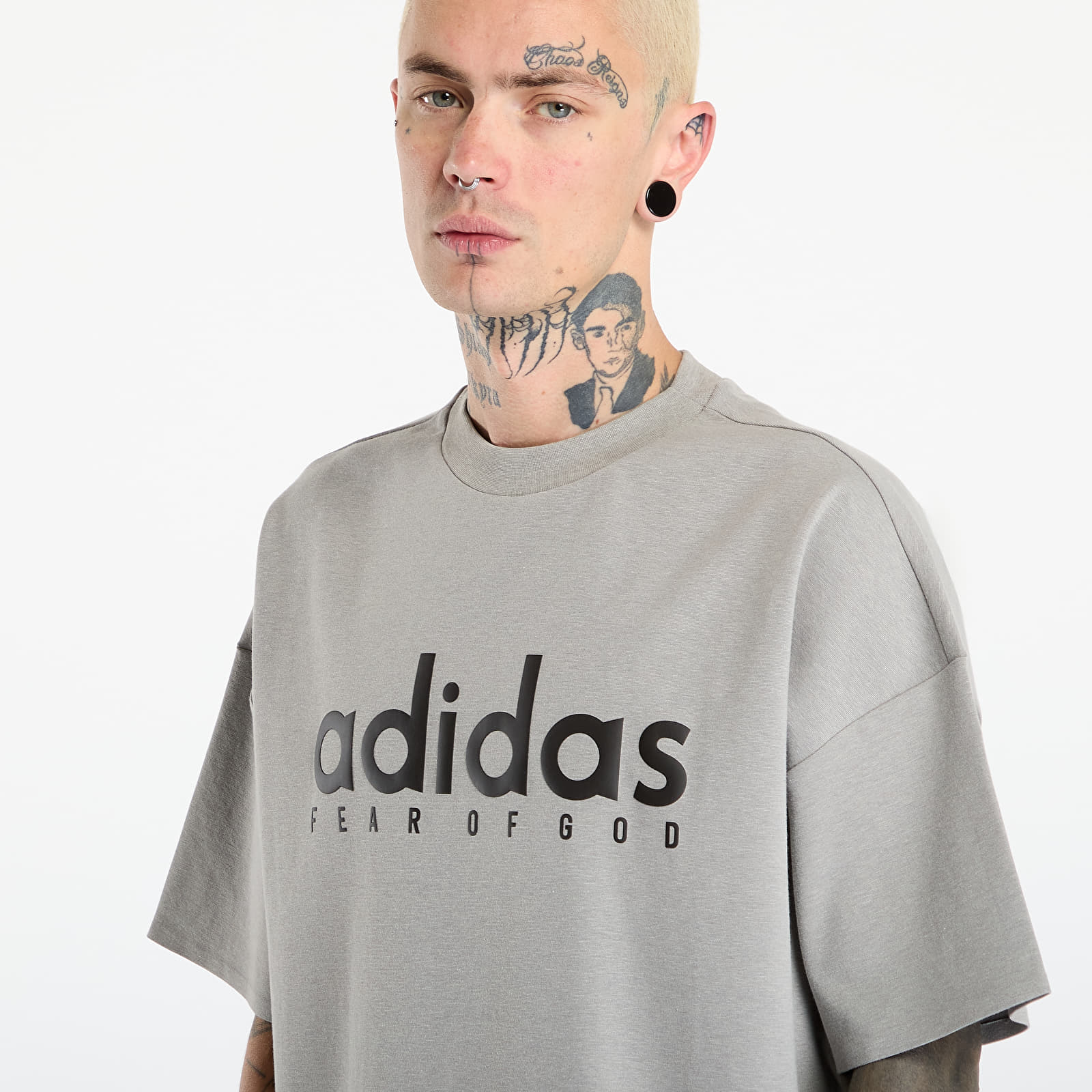 Vīriešu T-krekli adidas x Fear Of God Athletics Quickdry Jersey S/S T-Shirt Medium Grey Heather