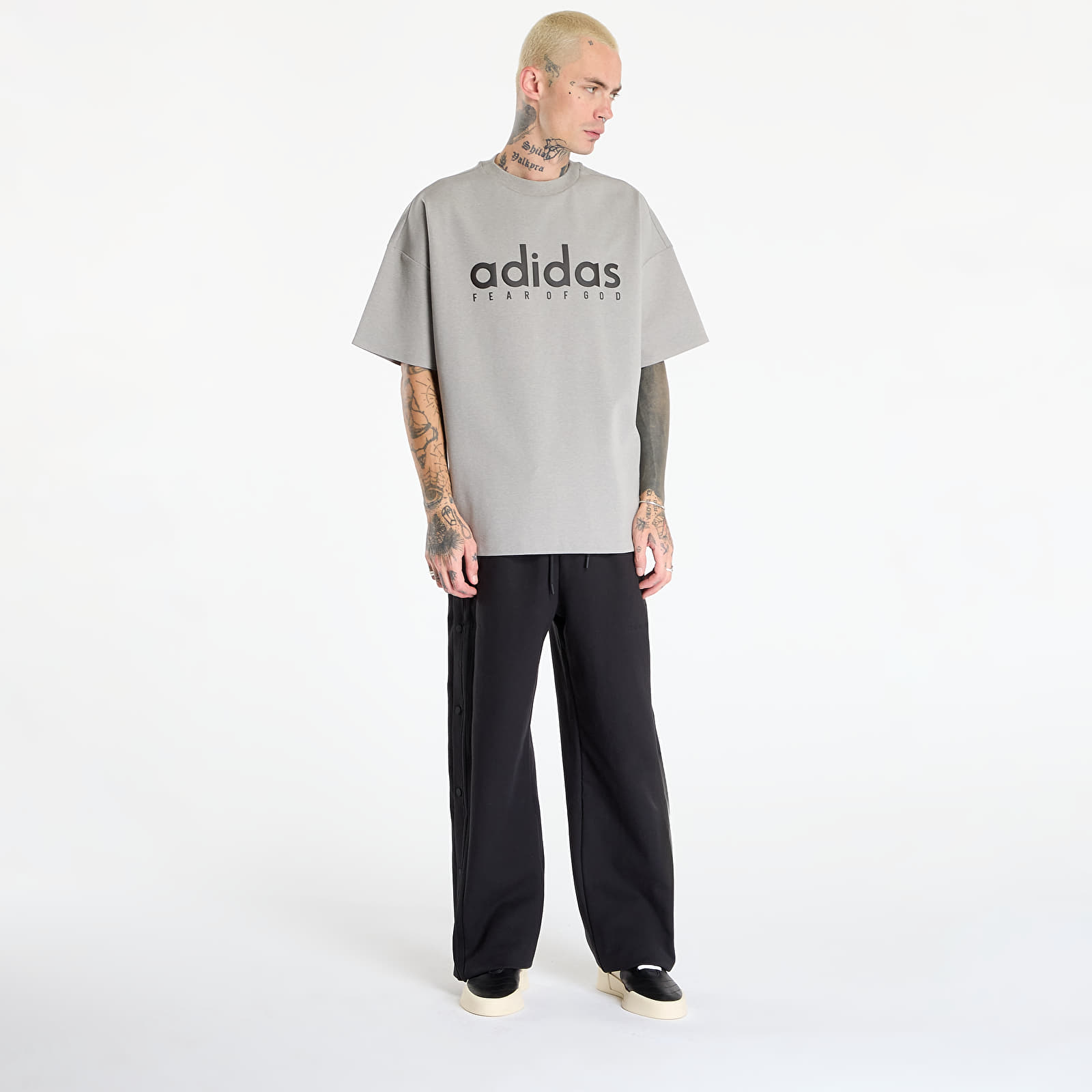 Vīriešu T-krekli adidas x Fear Of God Athletics Quickdry Jersey S/S T-Shirt Medium Grey Heather