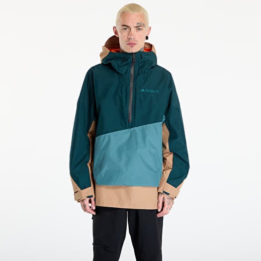 adidas Terrex Xploric 2 Layer Lined CLIMAPROOF Anorak Preloved Teal