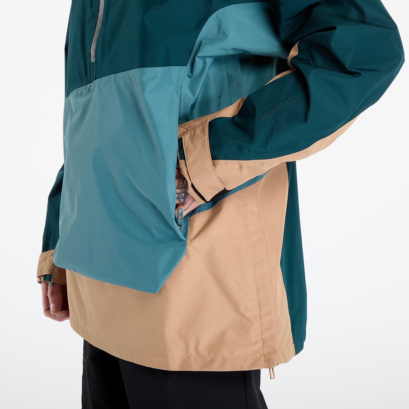 Geci adidas Terrex Xploric 2 Layer Lined CLIMAPROOF Anorak Preloved Teal