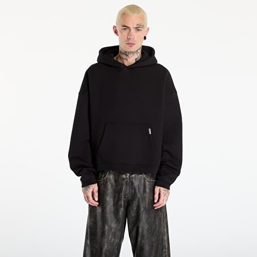 REPRESENT Initial Boxy Oversized Hoodie UNISEX Black