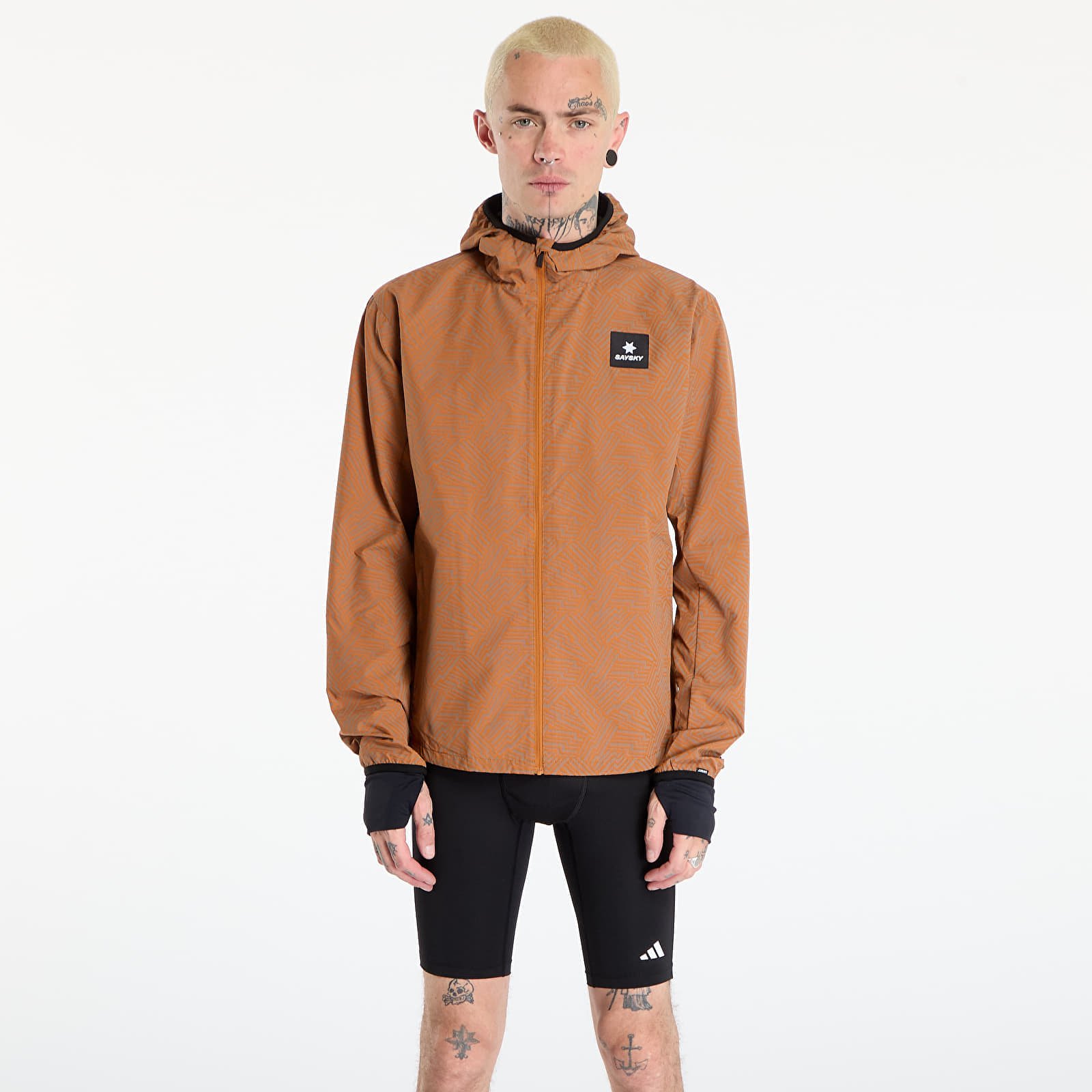 Jachetă SAYSKY Reflective Blaze Jacket Orange Aop S