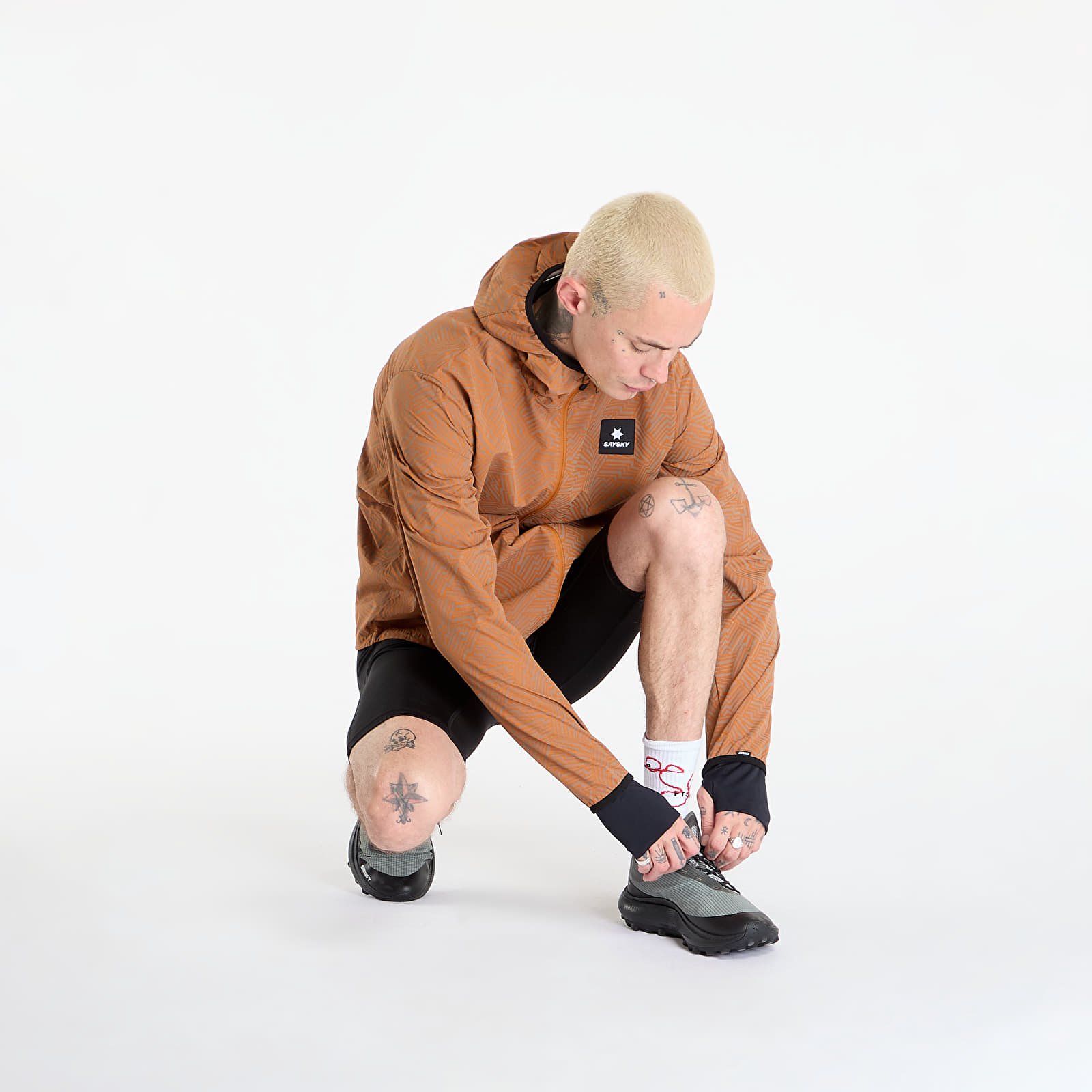 Jakne SAYSKY Reflective Blaze Jacket Orange Aop