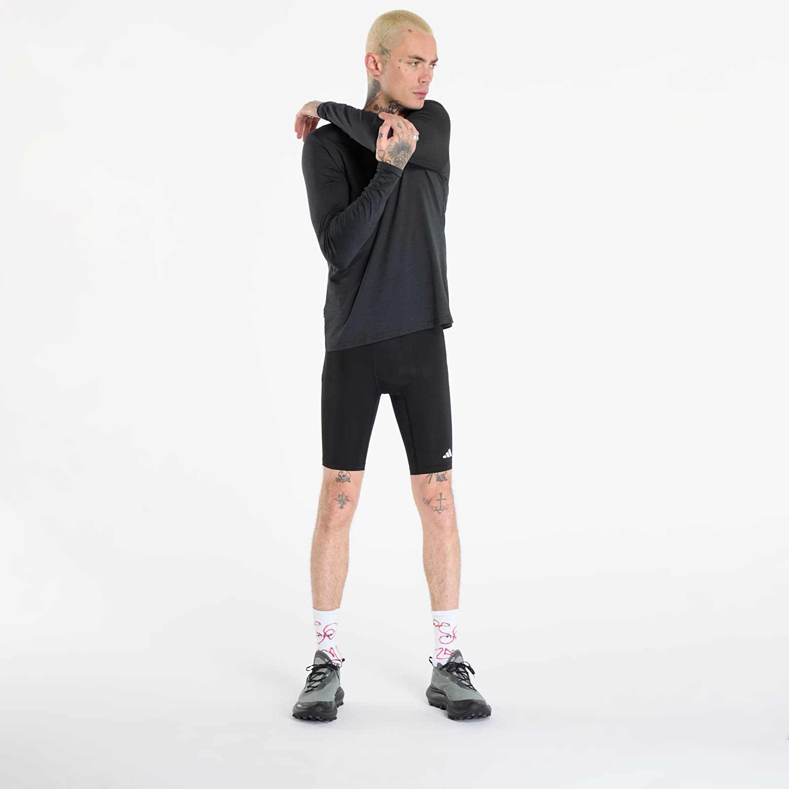 T-shirts SAYSKY Reflective Logo Pace Long Sleeve Black