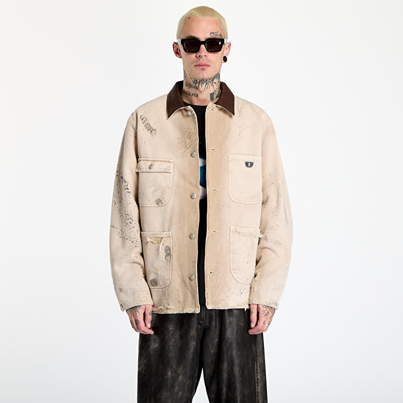 Jas MISBHV Marfa Twill Work Jacket Dusted White