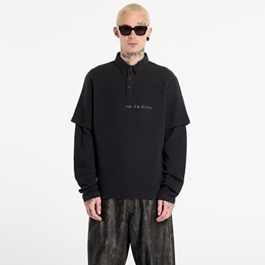 MISBHV Layered Polo Longsleeve Washed Black